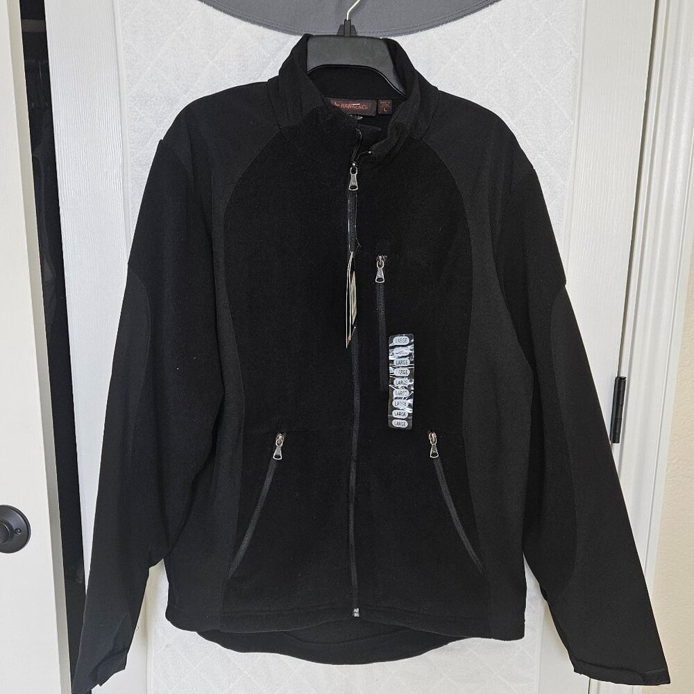 Hawke & Co Men’s Thermo Fleece Full Zip Jacket NWT